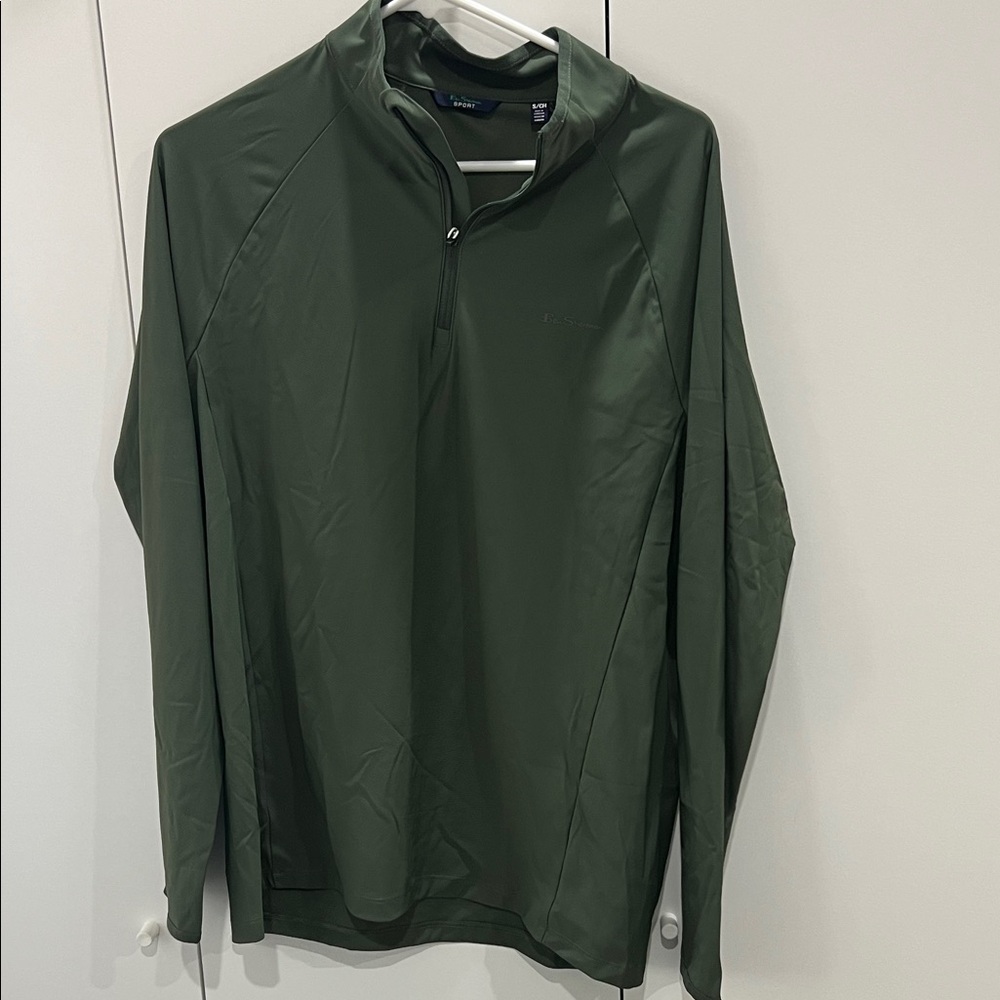 Ben Sherman Olive Green Sport Pullover